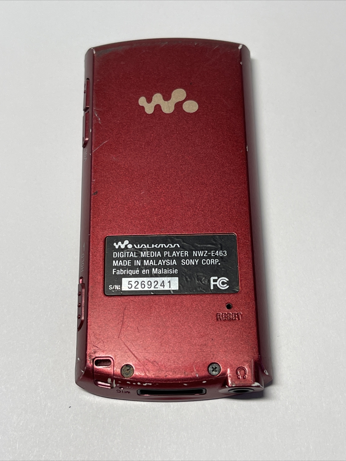Sony Walkman NWZE463 Digital Media MP3 Player Red Untested eBay