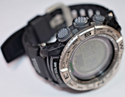 Casio PRW3500-1 (3414) Protrek Triple Sensor SOLAR Reloj Hombre Negro ¡NUEVA CORREA! - Imagen 8 de 12