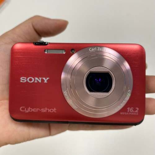 SONY Cyber-Shot DSC-WX9 16.2MP 5XOptical Zoom Digital Camera - RED Great Working - Picture 2 of 6