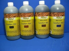Fiebing's Quart Bottle Leather Dye - Shoes-Boots-Belts-Crafts-Coats- pic a color