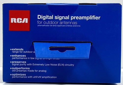 New RCA TVPRAMP12E Digital Signal Preamplifier for UHF/VHF Outdoor TV Antennas - Picture 5 of 8