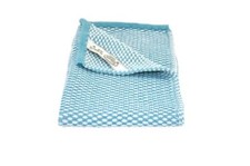 Serviette Invité Nature / Azur Tricotée Serviette En Coton Bio 32x47
