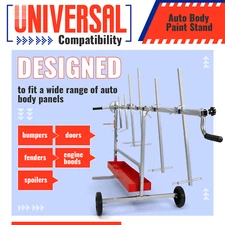 Rotating Parts Work Stand Paint Panel Stand Auto Body Painting Repair Universal