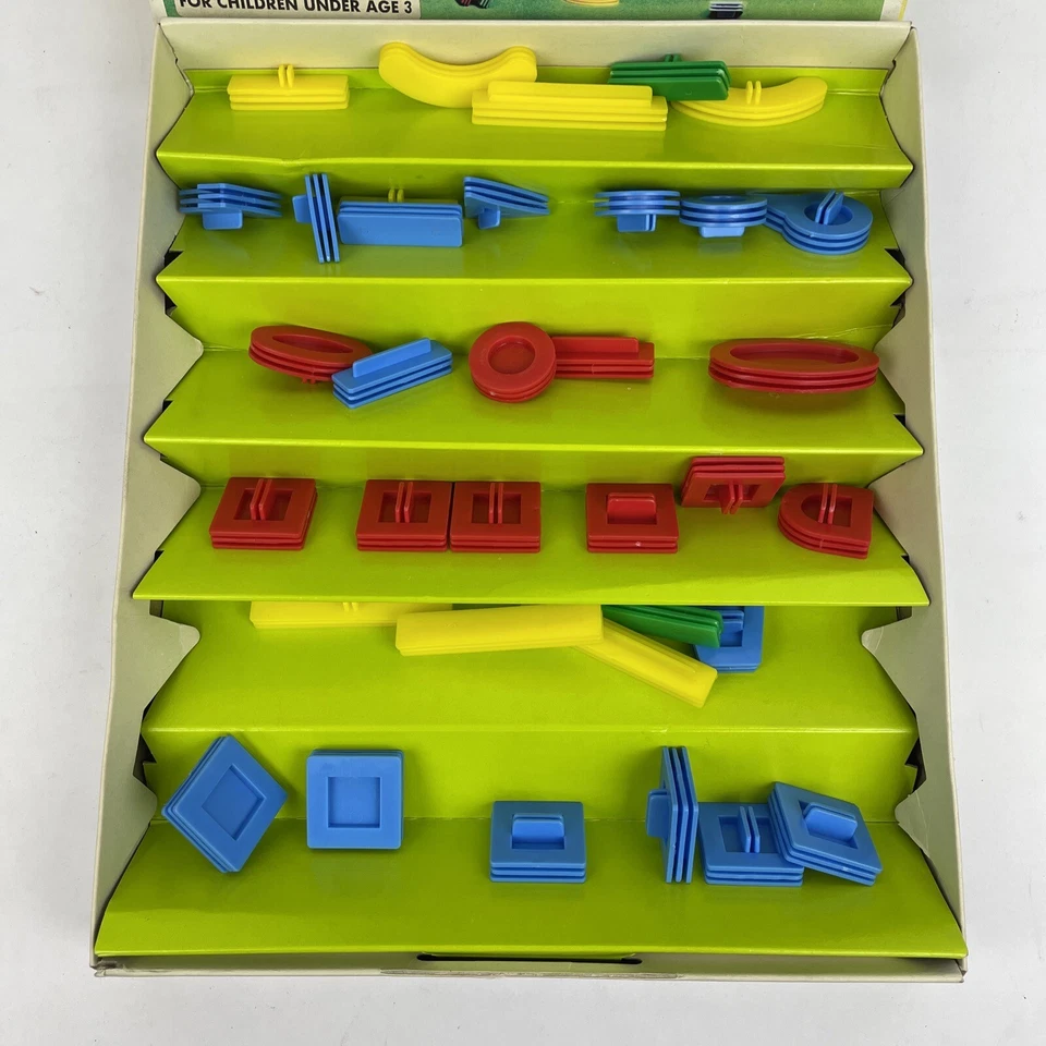 Konner Bros. Brinquedo de construção Double Track SHAPEES 3-D - 35 peças - Idades 3-5 - Imagem 3 de 4