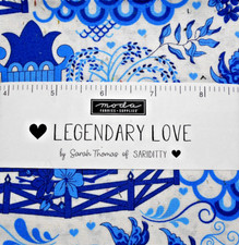 MODA FABRICS "LEGENDARY LOVE" BY SARAH THOMAS CHARM PACK BTCP