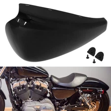 Gloss Black Left Battery Side Cover For Harley Sportster XL 883 1200 48 72 04-13