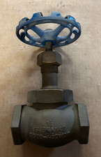 Fairbanks 1-1/2" Brass Globe Valve 0501-P 200 S 400 WOG Threaded USA made
