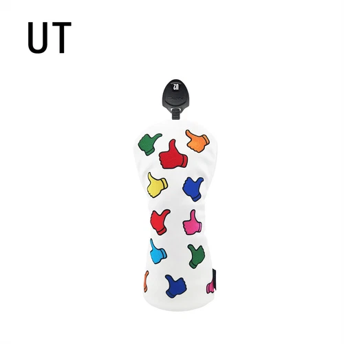 Thumb up Embroidery Golf club headcover Driver Wood Hybrid Putter Cover 135UT - Picture 7 of 30