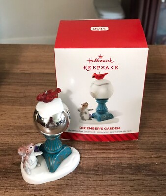 DECEMBER'S GARDEN - 2014 Hallmark Keepsake Ornament - MIB - preowned