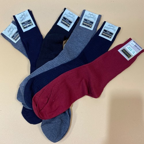Quality Socks x 6 Pairs Natural Colours Mens Size UK 6-11 New Fashion A22