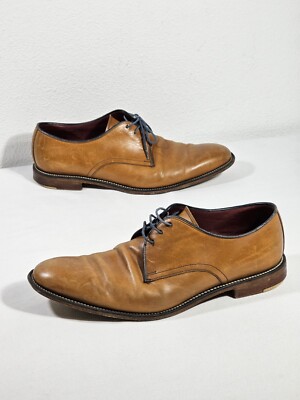Loake \'Drake\' T Men\'s Size US 11.5 Brown Burnished Calf Leather Dress Shoes Loake  main image 2