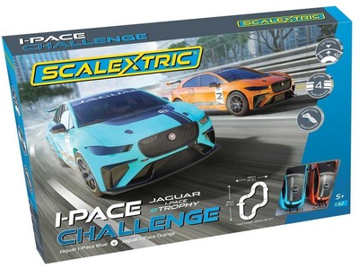 Scalextric Set C1401 I Pace Challenge 2 X Jaguar Full Sized Set