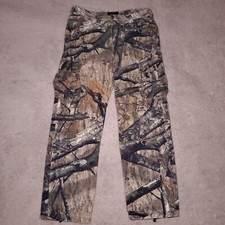 Browning Brand Camo Pants Mens Medium Mossy Oak Treestand Cargo Utility Work