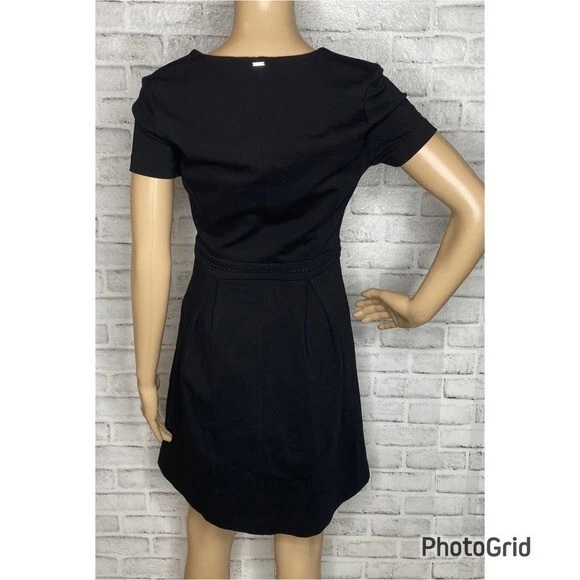 IKKS Vestido Ponte Fit y Acampanado Negro 34 Negro Foto 3 de 4