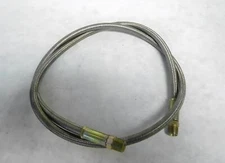 OBX Universal Braided Stainless Steel Oil Feed Line -4AN Male-Female 36" Length