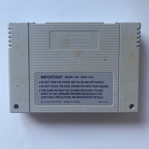 Cartucho de juego Super Nintendo solo en casa (1991) SNES, acción aventura - Imagen 2 de 6