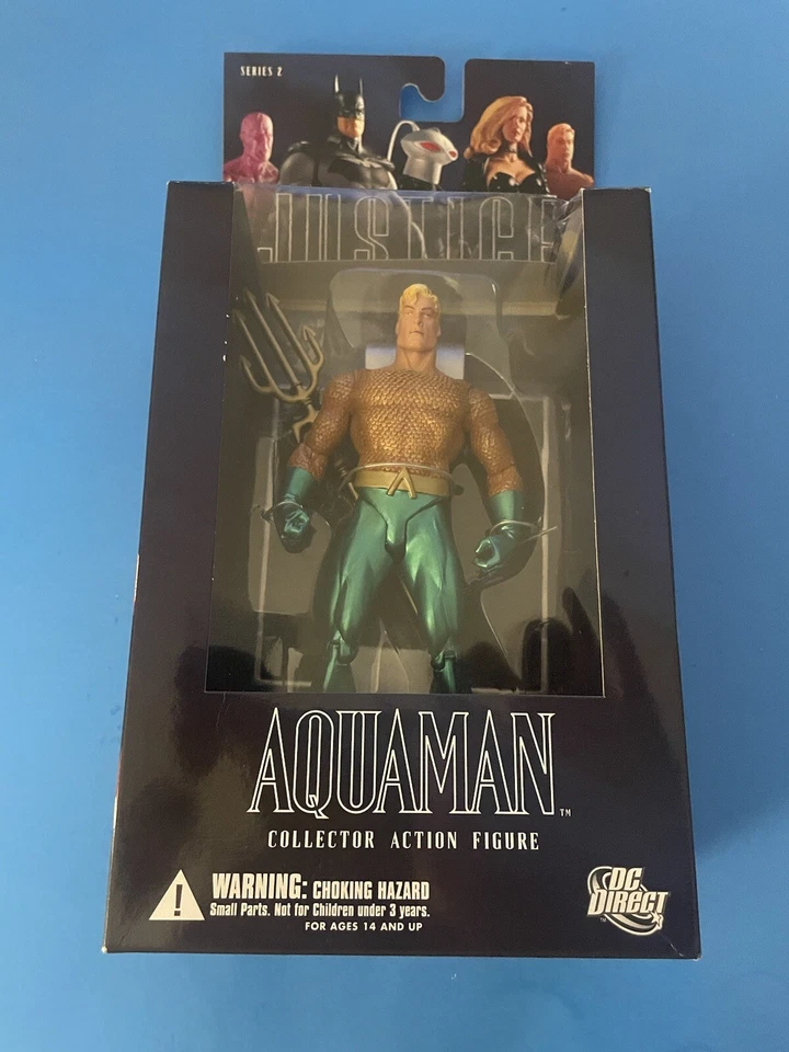 DC DIRECT JUSTICE AQUAMAN SERIE 2 ALEX ROSS 2005 NUEVO. Foto 2 de 4