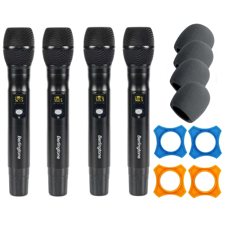 Berlingtone BR-400UM Professional 4-Channel UHF Wireless Microphone Systems - Image 4 of 4