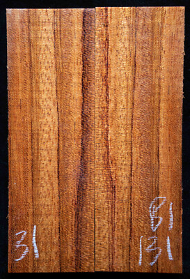 Bubinga #131 Knife Scales 5''x1.7''x 7/16'' see 100 species in my store