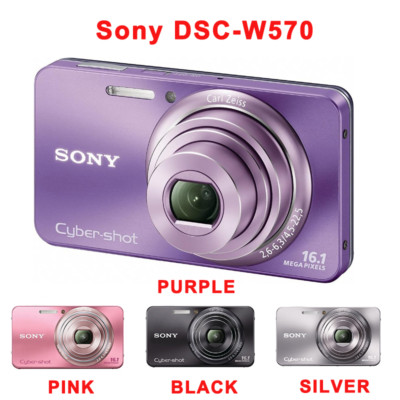 Sony Cyber-shot DSC-W570 16.1MP 5x Optical Zoom Digital Camera