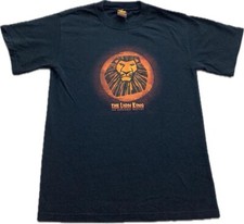 The Lion King Broadway Musical T Shirt Black Adult Small VTG Y2K NYC