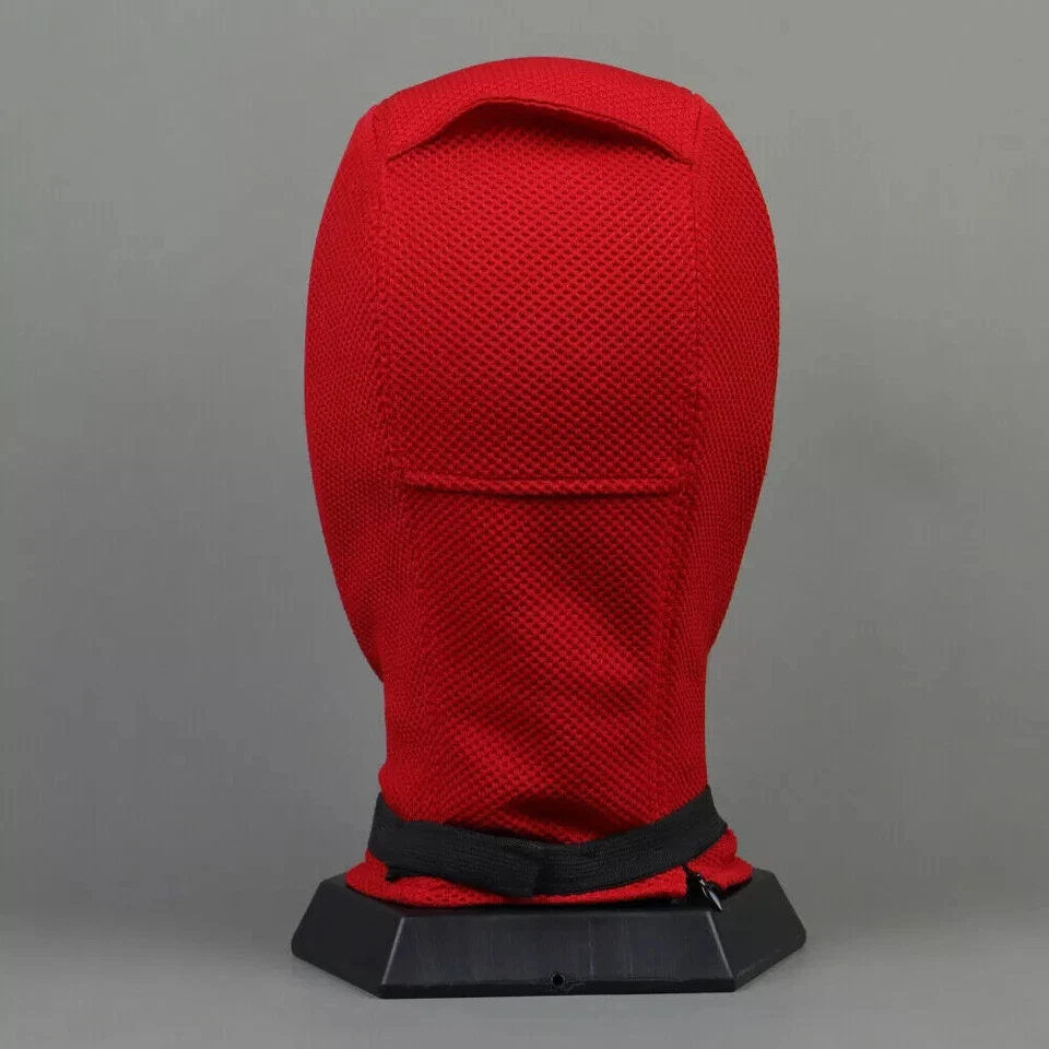 Premium Quality Deadpool cosplay Full Face Mask Breathable Knit Helmet Halloween - Image 3 of 4