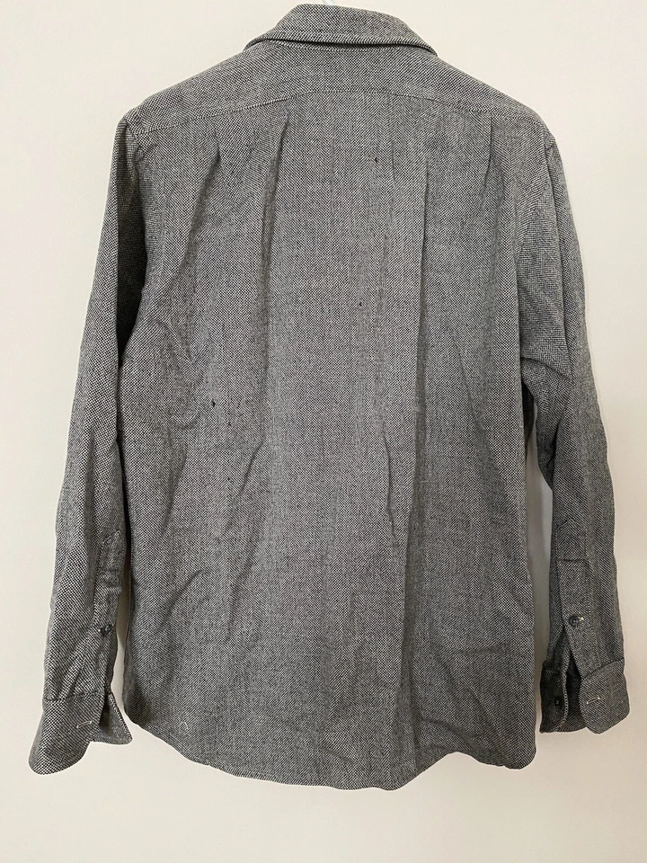 Paul Stuart Wool Shirt Jacket Size L Gray - Image 2 of 4