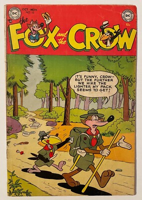 Fox and the Crow 12 DC Comics Golden Age 1951 3.5 Very Good-