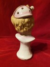 RARE! VINTAGE CERAMIC HAT PIN HOLDER UCAGCO WITH HOLES IN HAT — photo 3