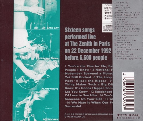 MORRISSEY Beethoven Was Deaf JAPAN CD TOCP 7741,7 89061 2 1993 OBI s14350 - Picture 2 of 3