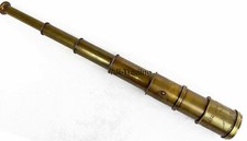 Nautical Antique Solid Brass Pirate Spyglass Marine London Telescope 20 Inch