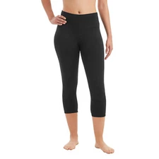 Active Life  Yoga Leggings Hi Rise Capri Cropped Pant Black Small (S) - new