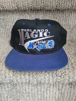 Vintage 90 s Orlando Magic NBA Double Logo Snapback Sample Hat New With Tag 