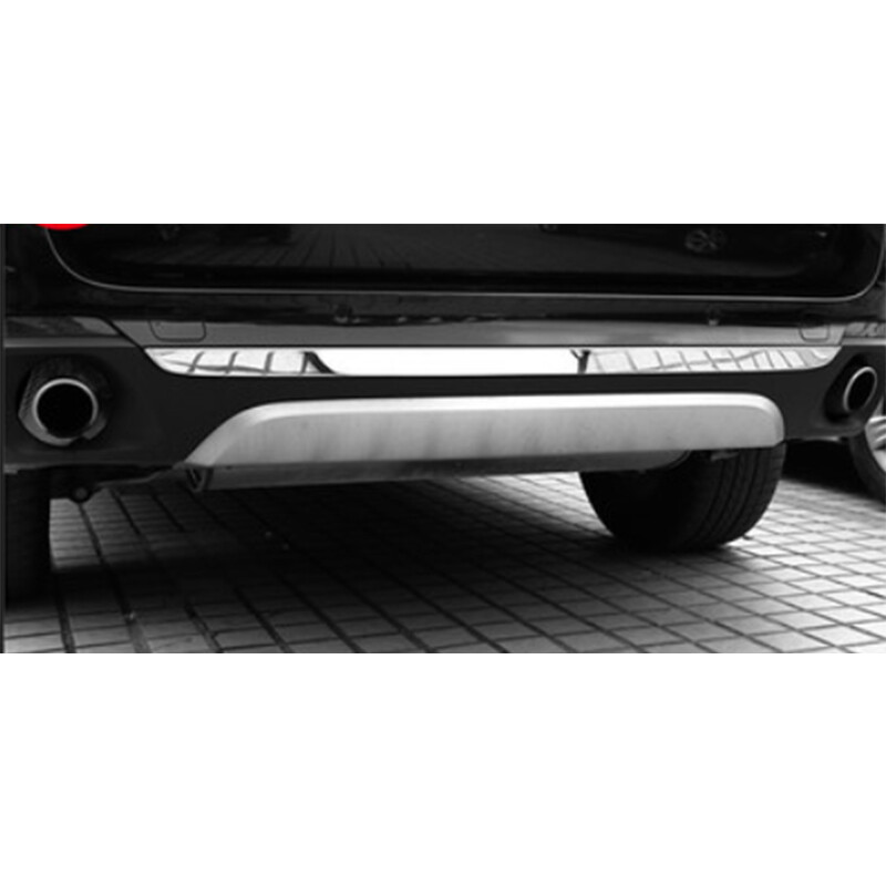 Rear Bumper Lip lower Cover Trim Strip For 2014-2018 BMW X5 F15 Bright Silver Rear Bumper Lip lower Cover Trim Strip For 2014-2018 BMW X5 F15 Bright Silver