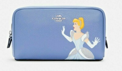 COACH x DISNEY Princess CINDERELLA Small Box Cosmetic Bag