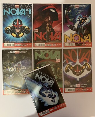 Nova Vol 5 -  1-7 (2013) Written By Jeph Loeb Marvel Comics