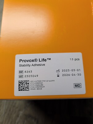 PROVOX LIFE Stability Adhesive Baseplate 15 PCS REF 8263 Brand New