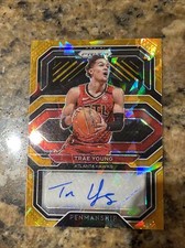 2020-21 TRAE YOUNG PANINI PRIZM PENMANSHIP AUTO ORANGE ICE !!!!