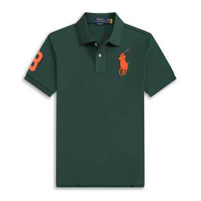 Polo Ralph Lauren Men Custom Fit Mesh Polo Big Pony Logo New S M L XL XXL