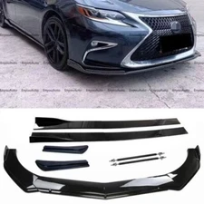 For Lexus IS300 IS350 Front Bumper Lip 86" Side Skirt Rear Bumper Lip Black