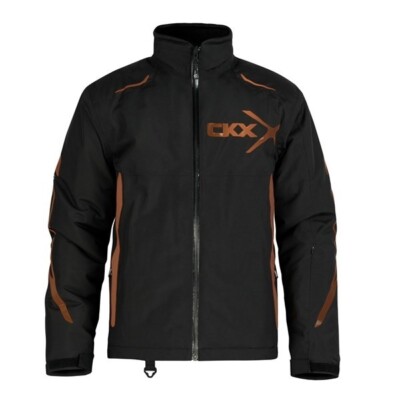 JACKET UNGAVA W/LIGHT MEN BLK/COPPER RISE 3X Windproof Waterproof