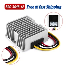 GOLF Cart Dc Buck Converter 20 AMP 36V 48V Volt Voltage Reducer Regulator To 12V