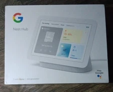 Google Nest Hub (2nd Gen) Smart Display -Chalk (GA01331-US)
