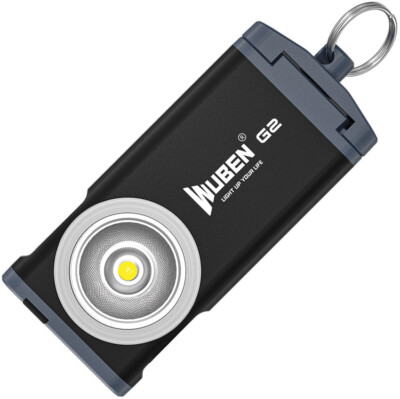 New WUBEN G2 Rechargable Keychain Light G2-BLACK