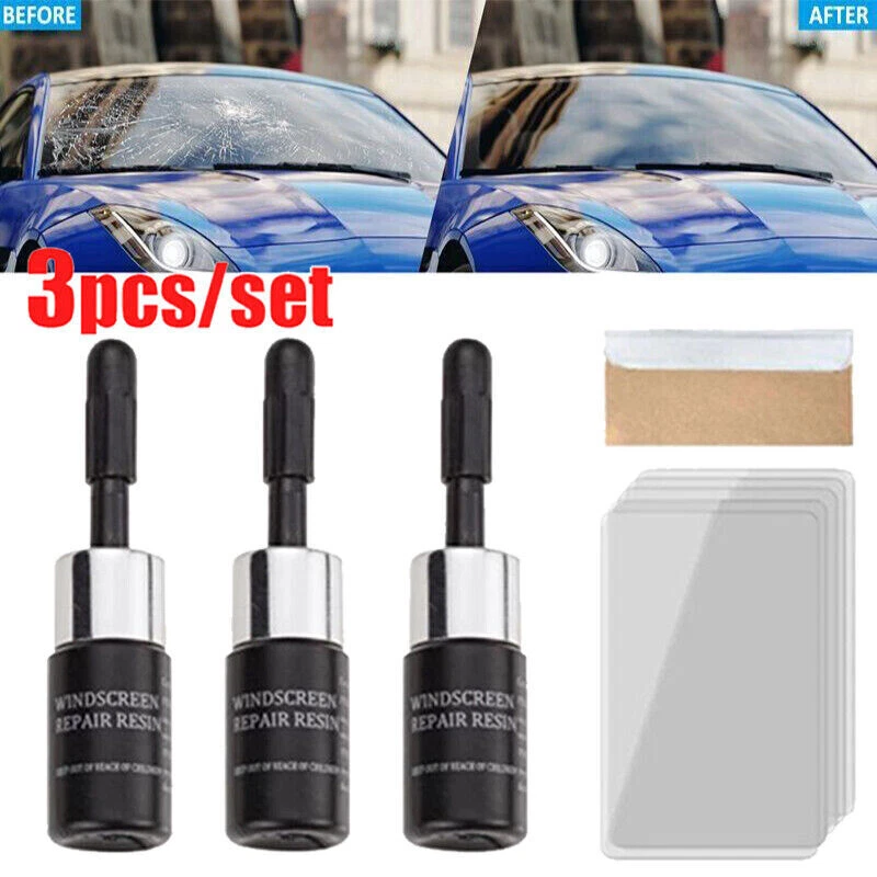 5Pcs Windshield Crack Repair Kit Car Windscreen Chip Repair, 58 OFF