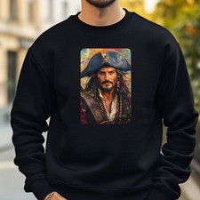 Pirate Portrait Sweatshirt Cosy and Perfect for Any Occasion S to 4XL