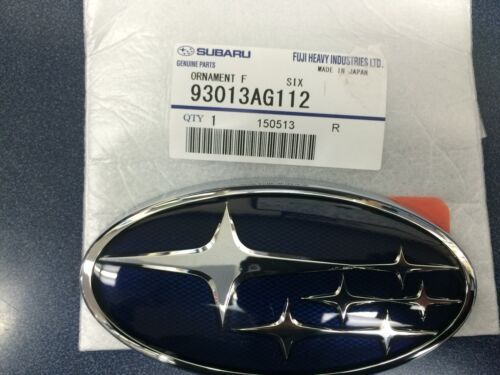 2006-2007 Subaru Outback & Legacy Front Grille Emblem Nameplate Badge NEW OE - Picture 1 of 1
