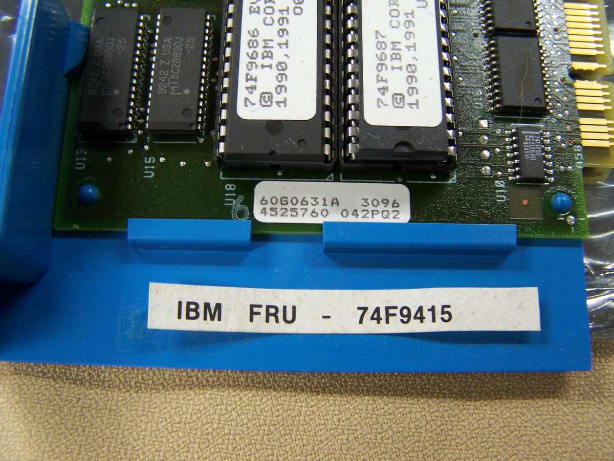 IBM MCA Token Ring card 16/4MB Short FRU 74F9415 new vintage