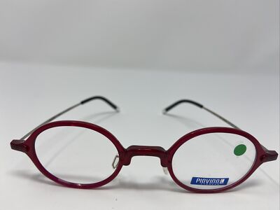 PIOVINOL EYEGLASSES FRAME PVL-IN3075 10 41-25 BURGUNDY/SILVER FULL RIM LG00