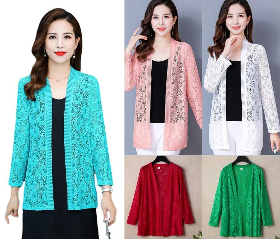 Lace store cardigan ebay